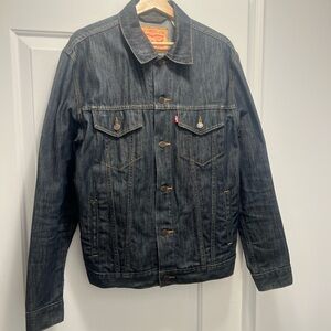 Levi's Men's Raw Denim Jacket size L slim